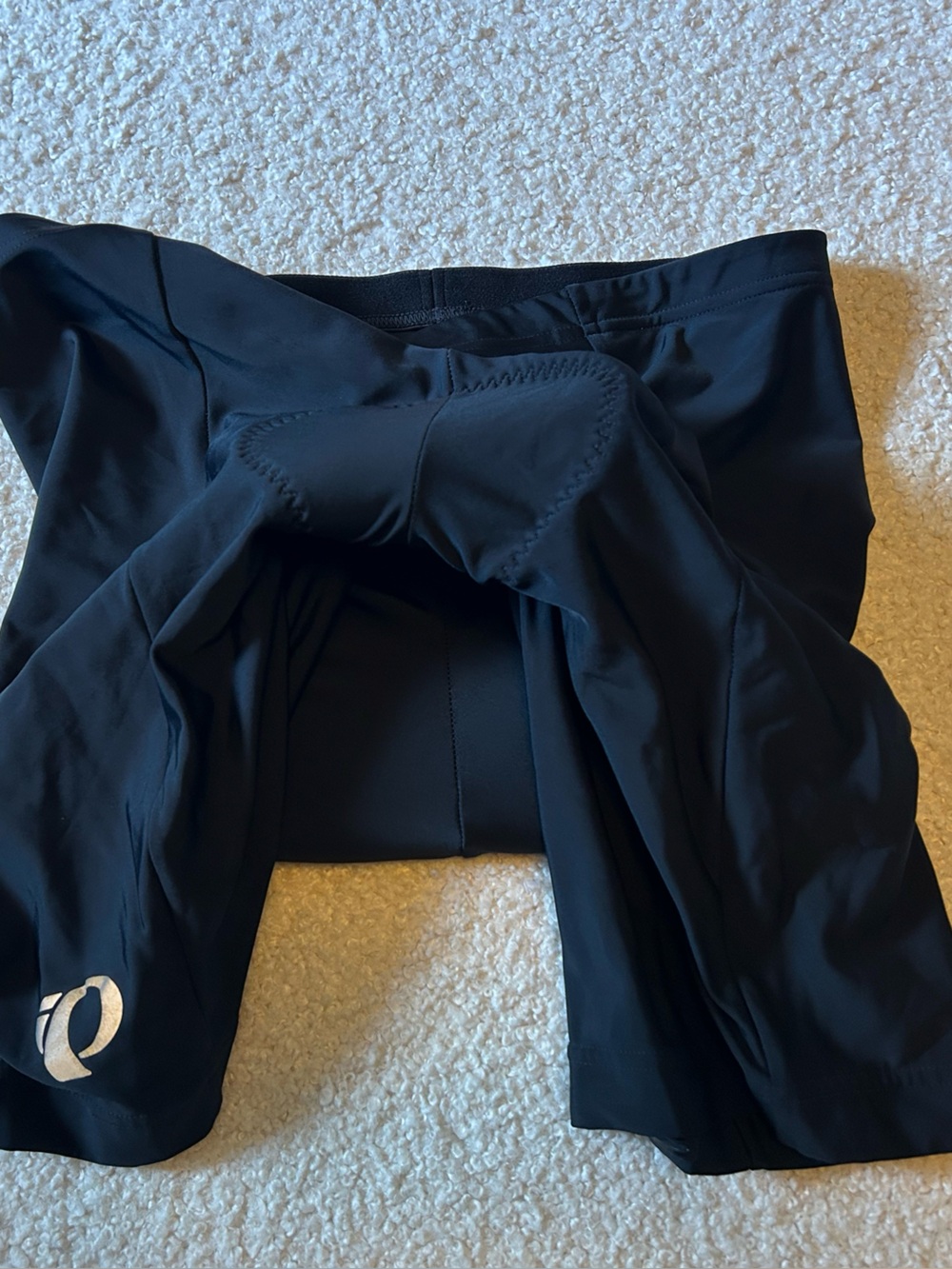 Pearl Izumi Black Men's Athletic Cycling Shorts with Reflective Logo